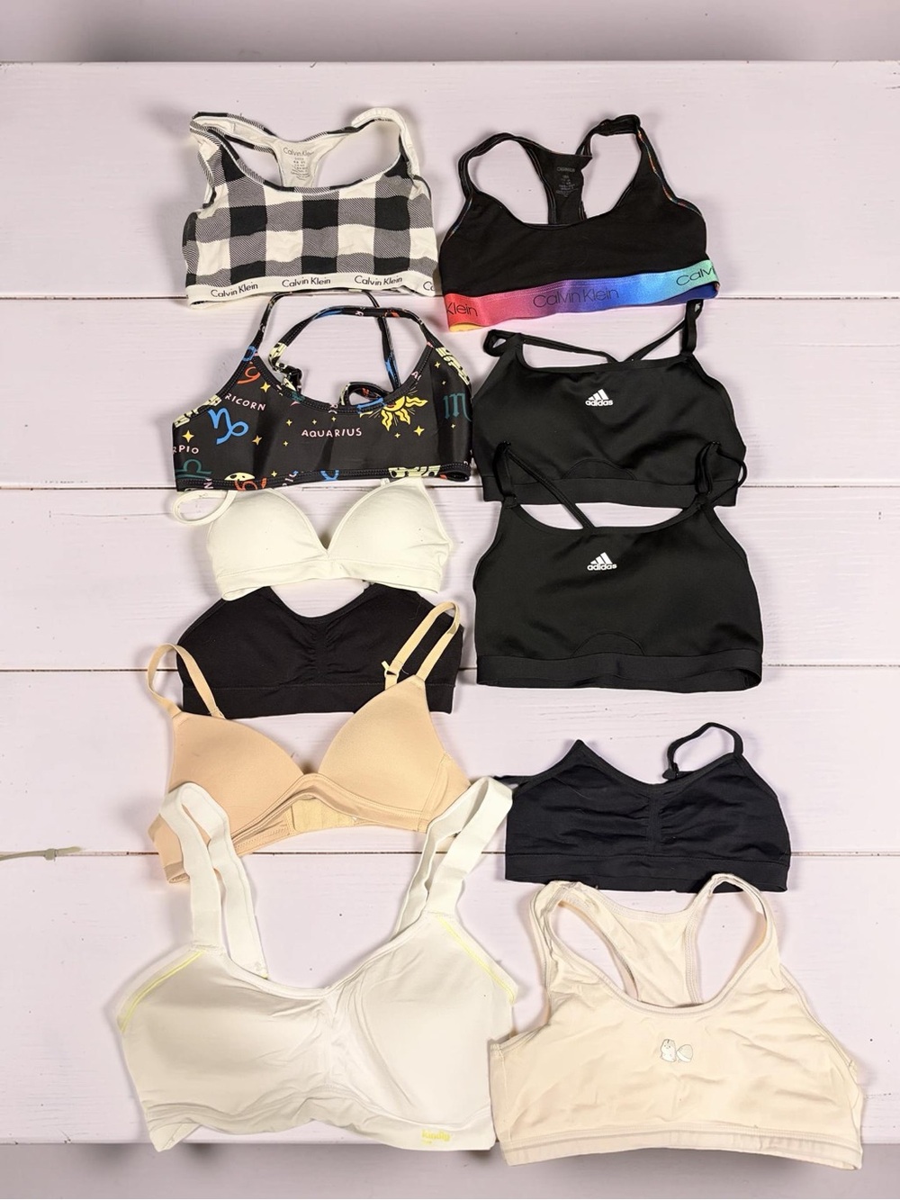 11 Assorted styles and brands Racerback Bralett